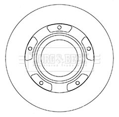 BORG & BECK Тормозной диск BBD6067S